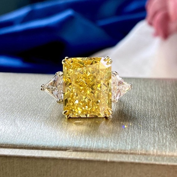 New 925 Silver Beautiful Citrine Girls adore Ring - Picture 2 of 6